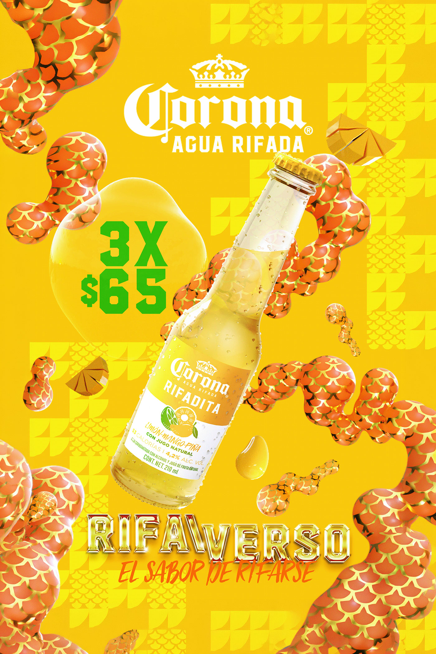 Corona RifaVerso — edición amarilla