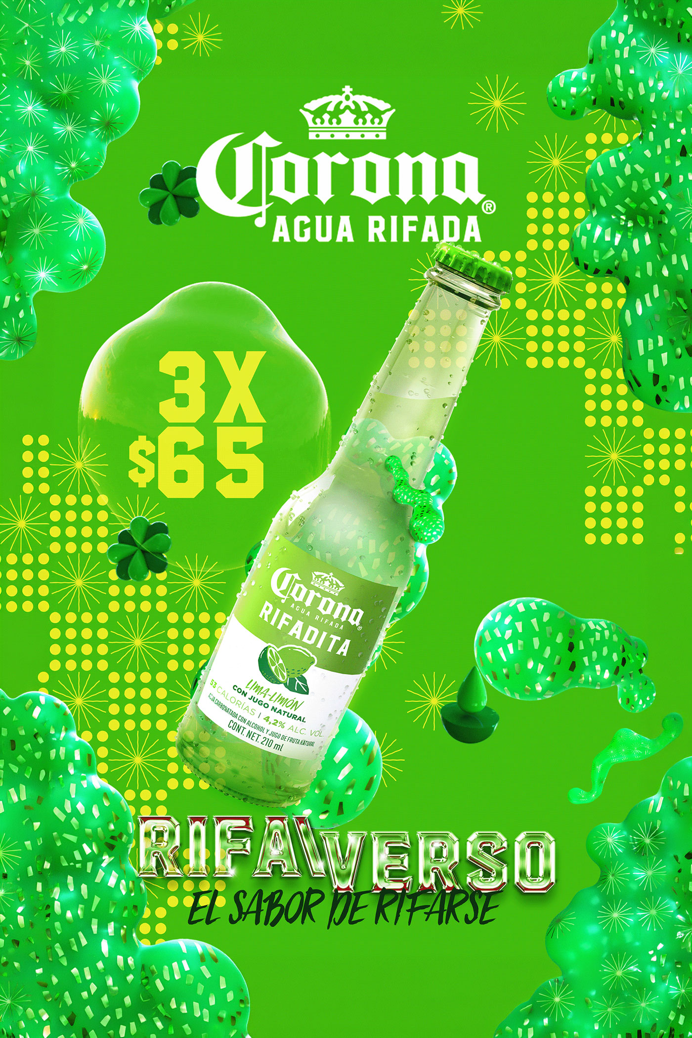 Corona RifaVerso — edición verde